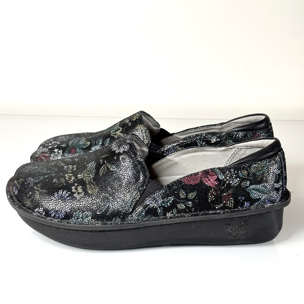 Alegria Deb-297 Floral Professional Nursing Shoe 41 / 10.5-11 Herbaceous - Picture 4 of 12